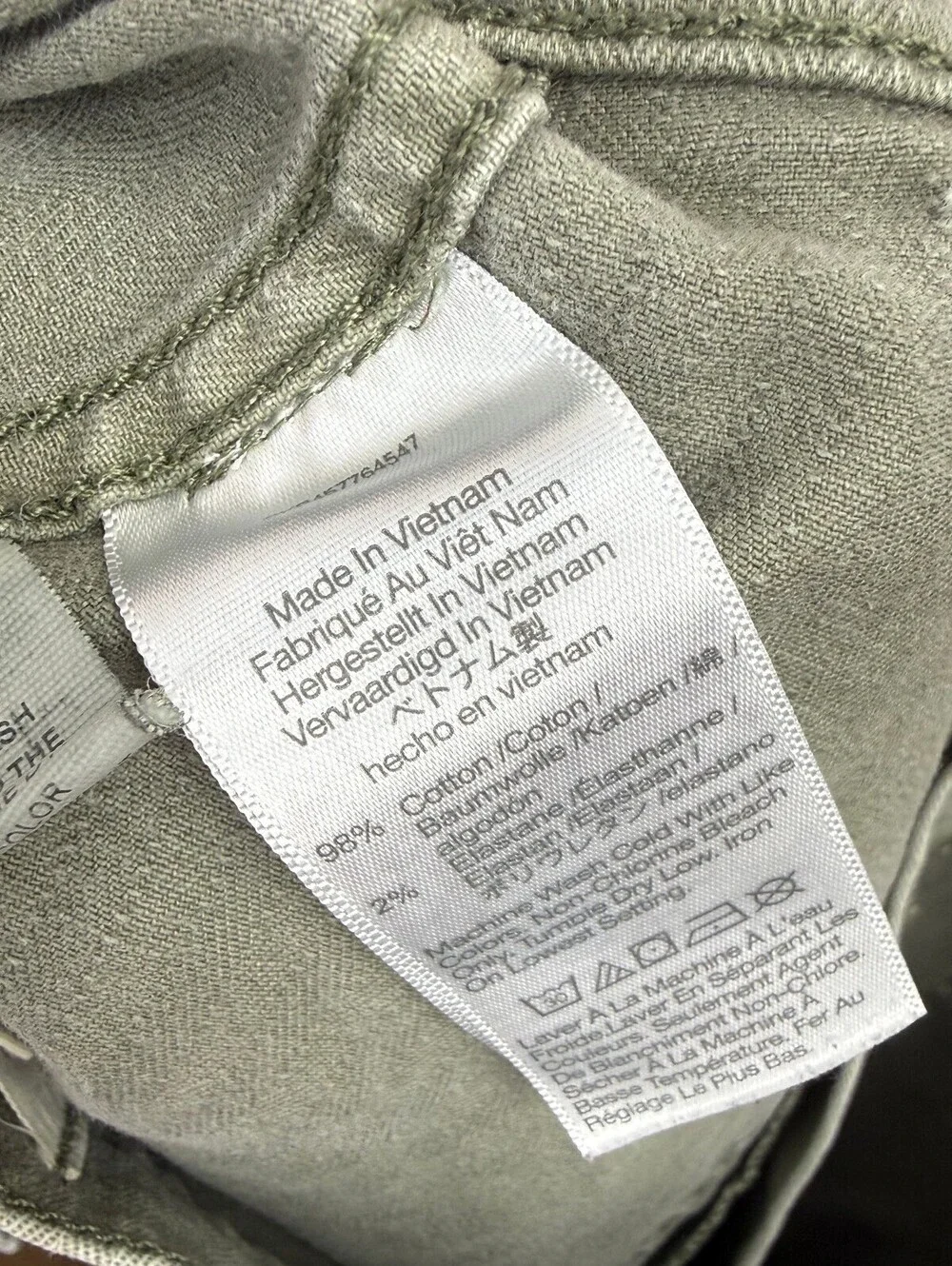 Madewell Dried Clover Green Griff Tapered Fatigue Cargo Pants - Size - 24